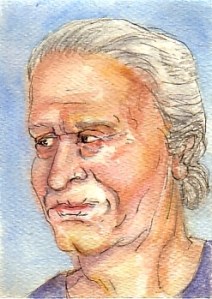 2.5" x 3.5" watercolor